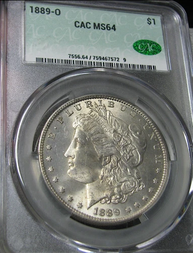 1889-O Morgan Dollar Silver ---- MS-64 CAC Graded ---- #715C