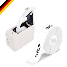 Selbstklebendes Thermo-Etikettenband 12x40mm White für Drucker, 180 Labels