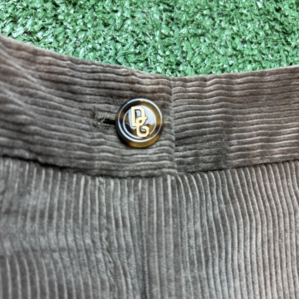 Pantalones Dolce & Gabbana Pana Cintura Baja Marrón De Colección Y2K Talla 38 EE. UU. 2 XS Para Mujer Foto 3 de 4