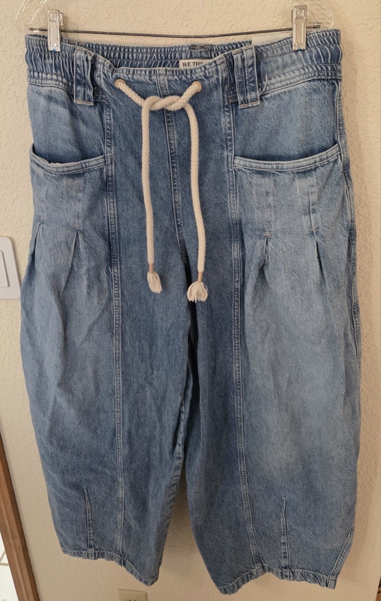 Free People Margo Pull On Barrel Jeans Women's (Size: M) 34