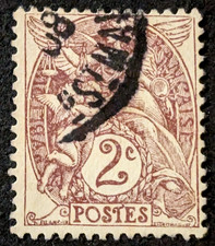 Francia 1900 Mi87 Allegoria francobollo old stamp Timbre Sello used