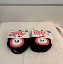 2PK Scunci Hair Ties The Most Comfortable Elastic For All Hair No 10 Piece x 2
