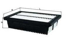 Luftfilter Filtereinsatz MAHLE für i20 II (GB/ IB)