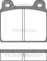 Bremsbelagsatz Scheibenbremse Triscan 8110 29211 FüR VW Transporter T3 Bus T2 21
