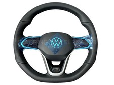 VW POLO CADDY TIGUAN TROC T7 GOLF TouchScreen Flat Bottom Steering Wheel Heated