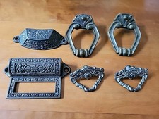 Mixed Lot of 6 Vintage Cabinet/Drawer Pull Handles