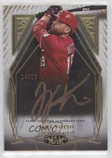 2022 Topps Tier One Tier One Auto Bronze Ink 14/25 Joey Votto #T1A-JV Auto 0c3