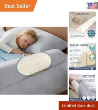 Toddler Foam Bed Bumper with Washable Cover - Safety Rail Solution