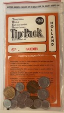 Holland 65 Gulden Tip Pack Dated April 1984 With Tipping, Avg. Temp, Sealed. 
