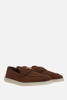 prada tobacco loafers PRADA $1020 Tobacco Loafers New & Authentic