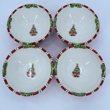 Christopher Radko Home for the Holidays Letters to Santa Cereal Bowls Set of 4