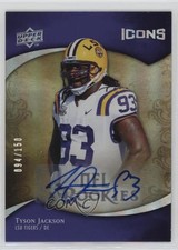 2009 Upper Deck Icons NFL Rookies Auto 94/150 Tyson Jackson #142 Auto 4ib