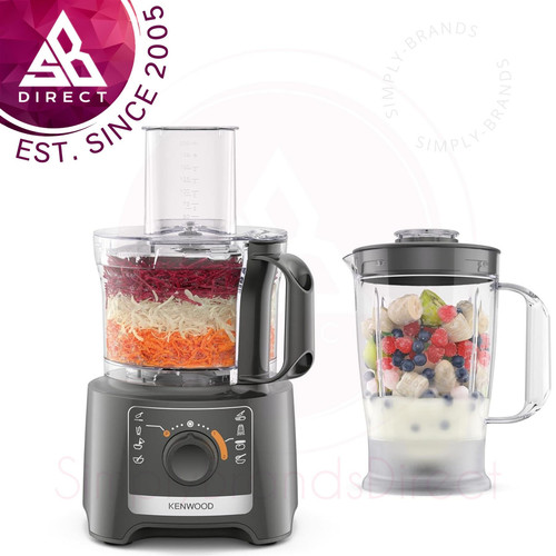 Kenwood FDP31.170GY MultiPro Compact Food Processor Blender│800W│Grey│InUK - Bild 1 von 1