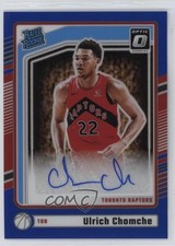 2024-25 Panini Donruss Optic Blue Prizm 14/49 Ulrich Chomche #318 Auto 1p5n
