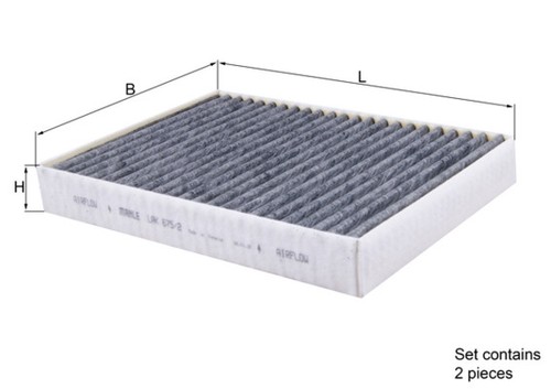 FILTER INNENRAUMLUFT LAK 675/2/S FÜR ALPINA BMW 8/Gran/G16/F93/Convertible/G14 - Bild 2 von 10