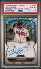 2023 Bowman Chrome Luis Guanipa Prospect Au-Hta Choice Ref /150 PSA 10
