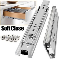Heavy Duty 10"-24" Drawer Runners Slides Full Extension Side Mount Dresser Track