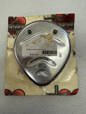 #ad Thunder Heart 02 Indian Powerplus Coil Cover Polished Aluminum Harley Custom $119.00