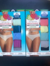 Fruit of the Loom Women's Breathable Mesh Bikini Panties Size 6 Medium 12 Count