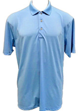 Men's PGA Tour Embroidered Blue XL Golf Polo Shirt