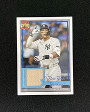 2026 Topps Series 1 1991 #91R-AJ Aaron Judge Game Used Relic Yankees QI95