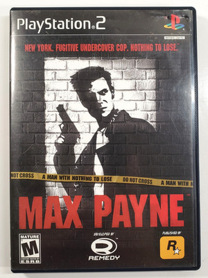 Max Payne (Sony PlayStation 2, 2001) PS2 CIB Complete with Manual - Tested