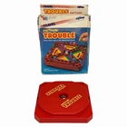 Vintage Milton Bradley 1986 Travel Pop-o-Matic Trouble Board Game Classic Red