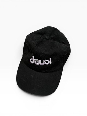 Deus Ex Machina Hat Black Strapback Cap Embroidered Logo Streetwear