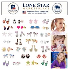 Vibrant 30 Pair Stud Earring Set for Girls - Safe Cute Styles for Every Day