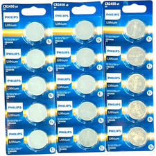 PHILIPS CR2450 Battery [5-Pack] Cr2450 3V Lithium Coin Cell Batteries - 3 Pack