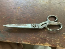Vintage Clauss USA 332 Scissors Upholstery / fabric Shears  need restoration