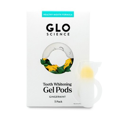 GLO Science Teeth Whitening Gel Pods   Safe, Effective Tooth Whitener with Si...
