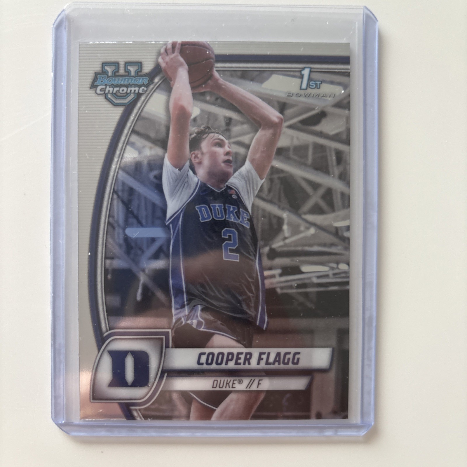 2024-25 Bowman University Chrome Cooper Flagg #16 (RC) First Bowman