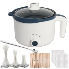Wax Melting Pot for Candle Making, Candle Making Kit with 90*Wicks, 100*Wick ...