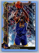 2025-26 Topps Holiday Draymond Green #H108 Light Blue Glitter Holiday