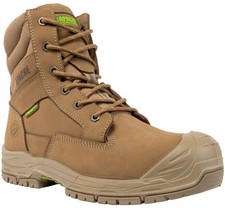 APACHE Outback Side Zip Safety Work Boots  Mens Metal Free S3 Boots Sizes 7-13