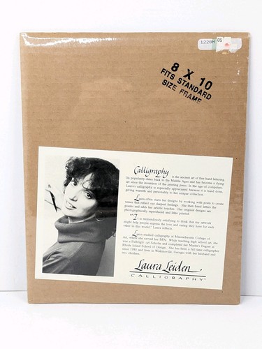 Laura Leiden Matted Calligraphy A Baby Boy by Kathryn D. Hayes 8"x10" New - 第 9/24 張圖片