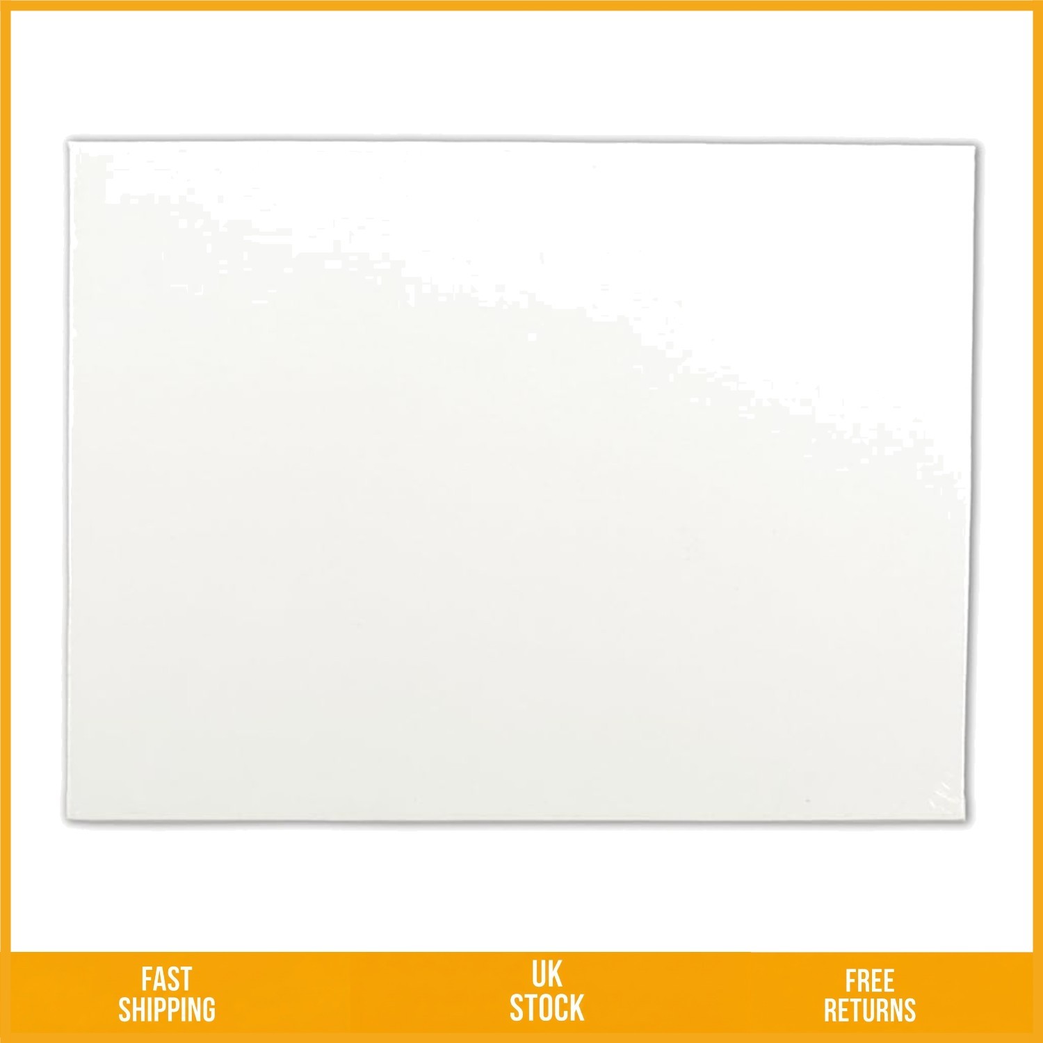 Triple Primed Cotton Medium Grain Artist Painting Canvas Board 16x20in