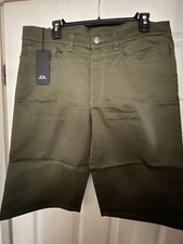  60 Oakley Men's 5 PKT Short Pants  Dark Brush  Dk Olive Green Sz 34