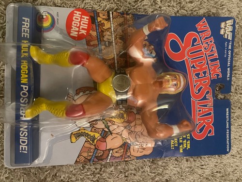 LJN Hulk Hogan Wrestling WWF Supestars 8� action f...