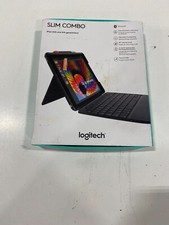 Logitech Slim Combo Case with Backlit Bluetooth Keyboard For iPad 5th & 6th Gen