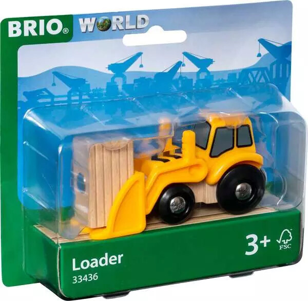 Brio World Tractor Loader Playset Realistic Front Loader For Brio Train Sets Dur - Image 5