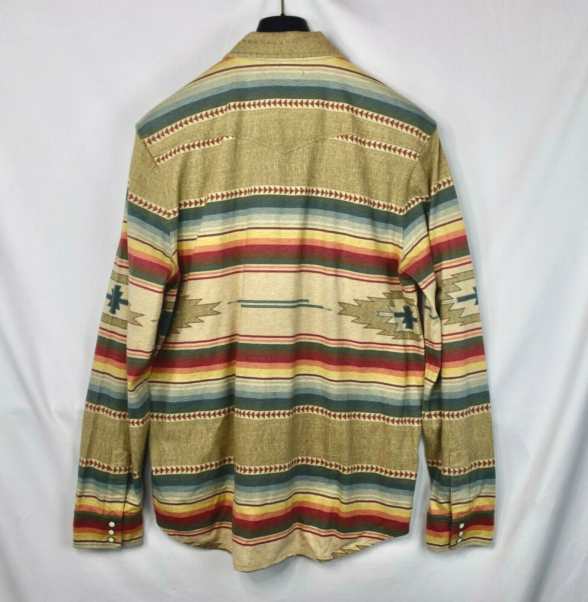 送料無料(一部地域を除く)】 RRL NATIVE STRIPE WESTERN SHIRT
