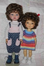 WEE 3 MELODY Doll Wig SIZE 8-9.5 LIGHT BROWN Full Head of Short Loose Curls NWT