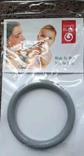 Teething Bling- Light Grey Round - New In Package. Made For Mom Safe For Baby 