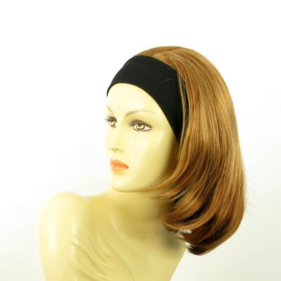 Perruque Bandeau Blonde Cuivrée Amanda - Synthétique Raide Longueur Moyenne