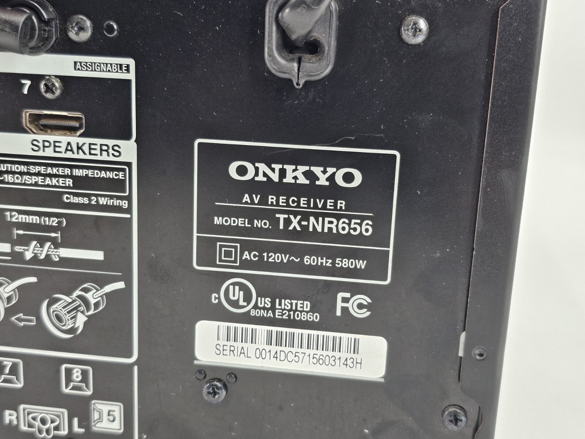 Onkyo TX-NR646 7.2 Channel 4K Dolby Atmos DTS-X Network A/V