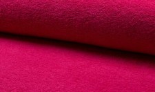 Double Sided Cotton TERRY TOWELLING Fabric Material - FUCHSIA