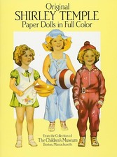 Original Shirley Temple Paper Dolls Book /Boston Children's Museum