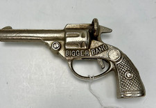 VINTAGE CAP GUN "BIGGER BANG" 1930s US Kilgore cast iron. Exc